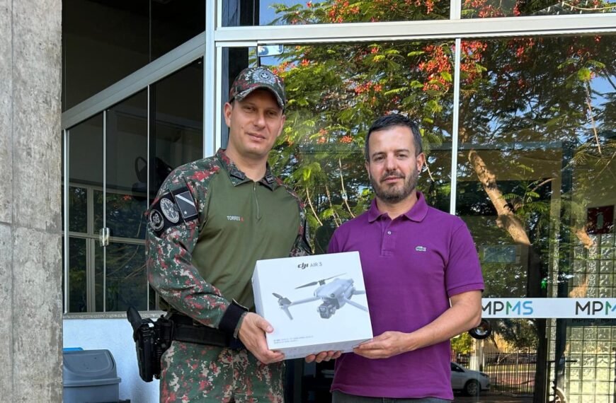 Polícia Militar Ambiental de Ponta Porã recebe drone…