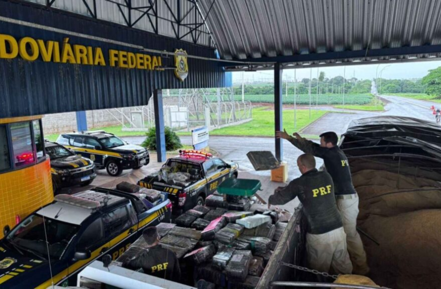 Caminhoneiro que saiu de MS com 8 toneladas de maconha e 2 fuzis é preso 