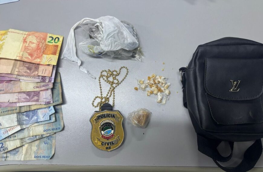 Casal é preso por tráfico de drogas em Naviraí