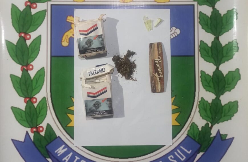 Adolescente é flagrado pela Polícia Militar com drogas…