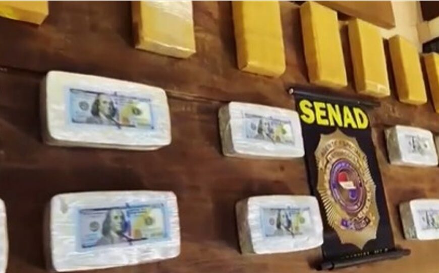 Boliviano é preso no Paraguai com carga de cloridrato de cocaína