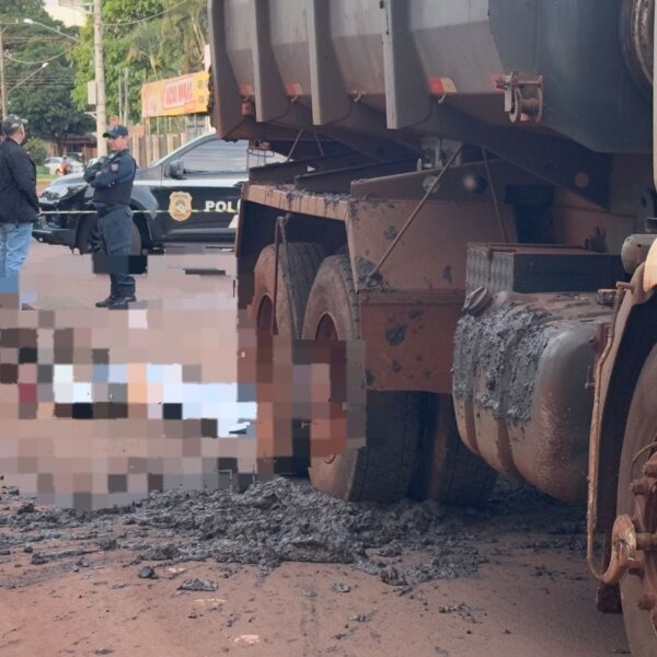 Ciclista morre atropelado por caminhão em Maracaju