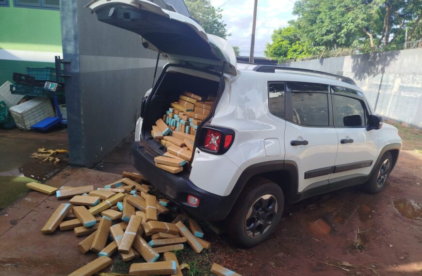 Após denuncia, PM apreende carga de maconha em Ponta Porã