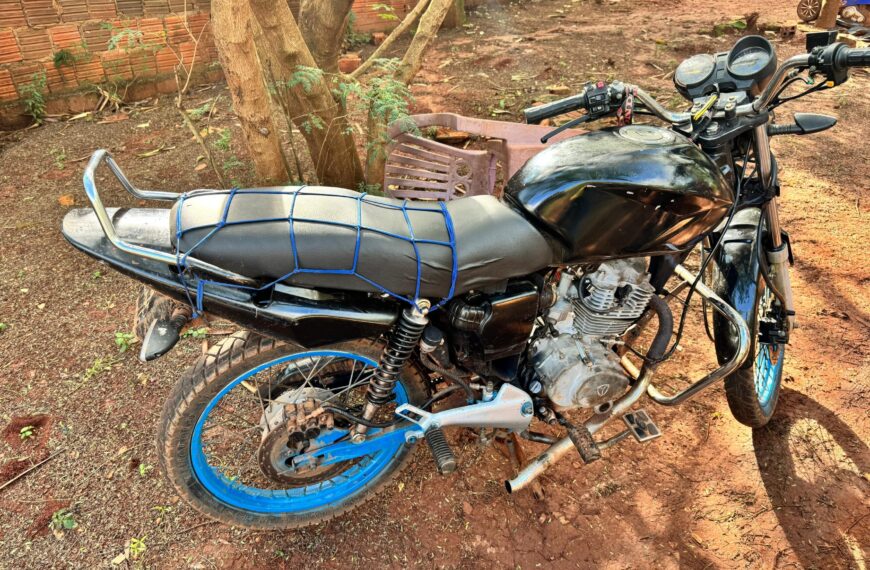 Polícia Civil recupera motocicleta furtada em Ponta Porã