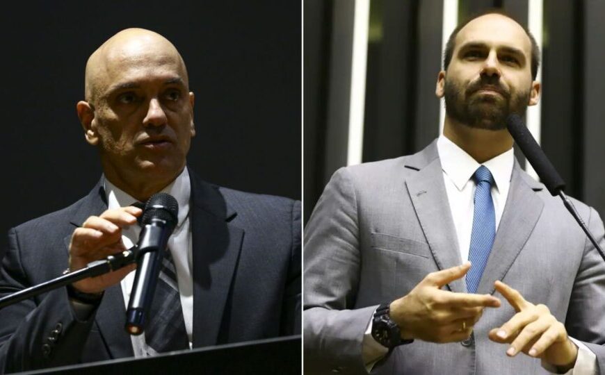 STF teria bloqueado contas da esposa de Eduardo Bolsonaro