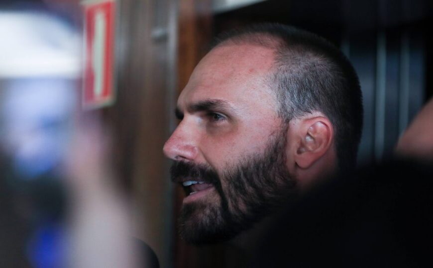Em vídeo, Eduardo Bolsonaro pede que Trump aplique Lei Magnitsky contra Moraes