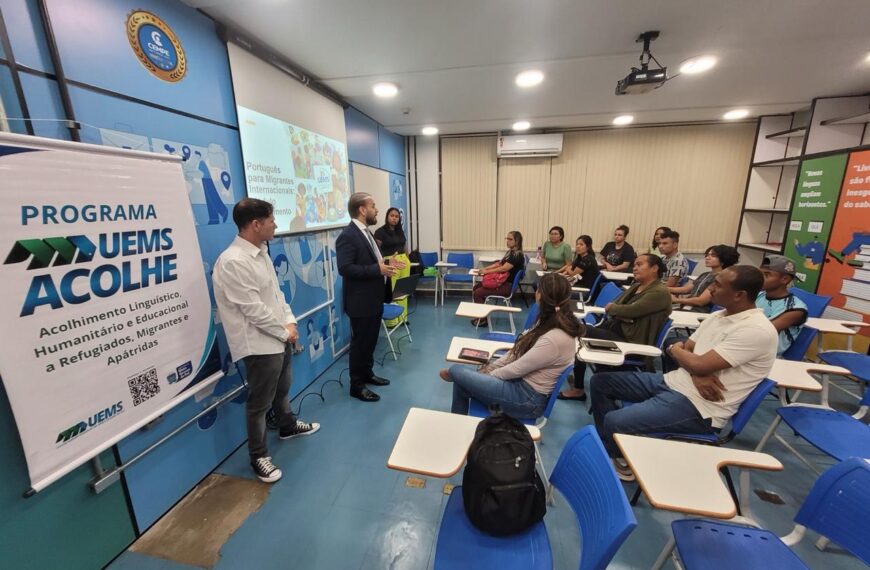 Acolhimento linguístico e humanitário: UEMS entrega certificados para migrantes internacionais e colaboradores