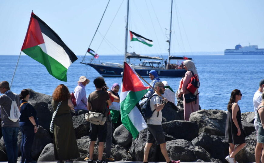Membros do PSOL embarcam em flotilha para a Faixa de Gaza e querem furar “bloqueio israelense”