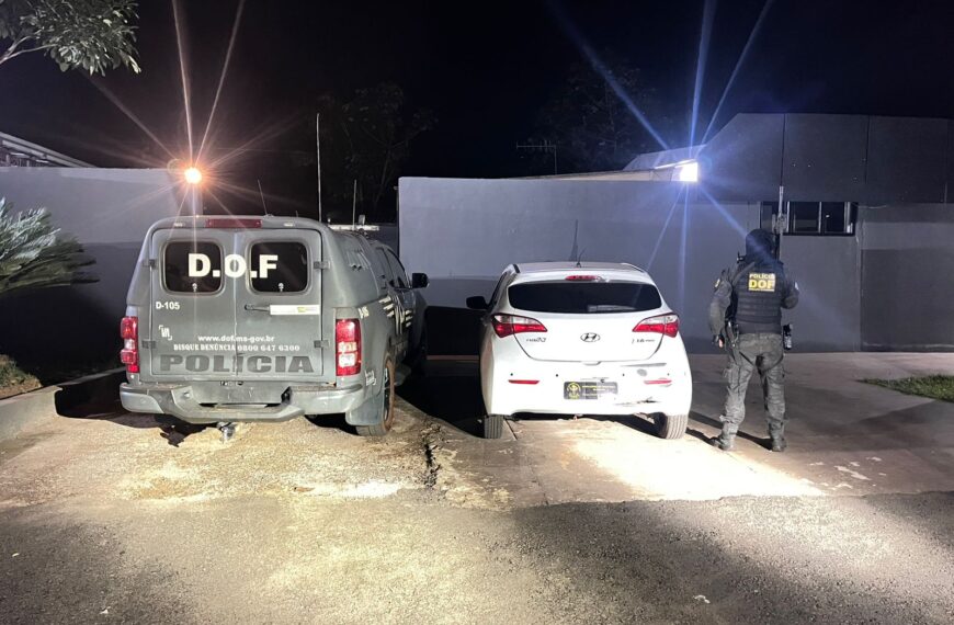 Veículo furtado no estado de São Paulo é…