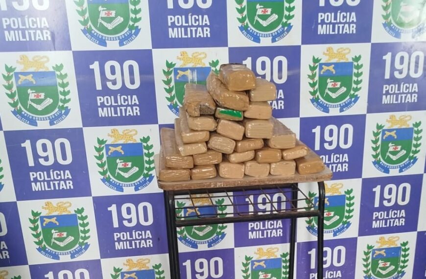Após denúncia, PM apreende 20,3 quilos de maconha em “beco” em Ponta Porã