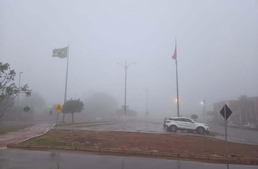 Domingo será de chuva durante o dia e máxima de 13ºC em Ponta Porã
