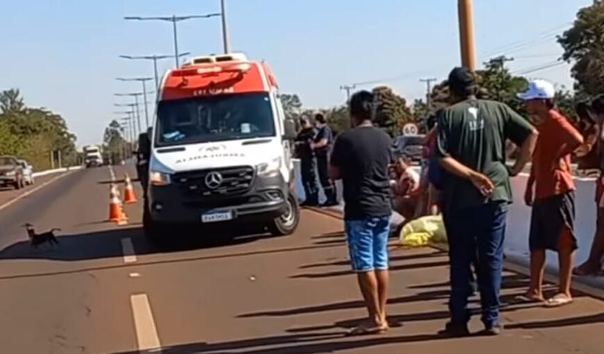 Indígena morre ao bater em poste na MS 156, em Dourados
