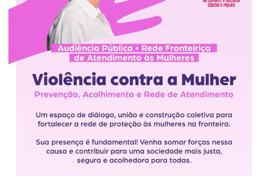 Violência contra a mulher é tema de debate neste sábado em Ponta Porã