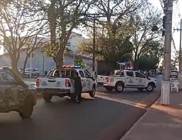 Operação policial busca assaltantes no centro de Pedro&hellip;