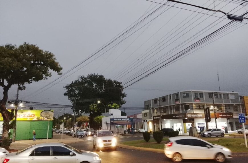Final de tarde com possibilidade de temporal na fronteira