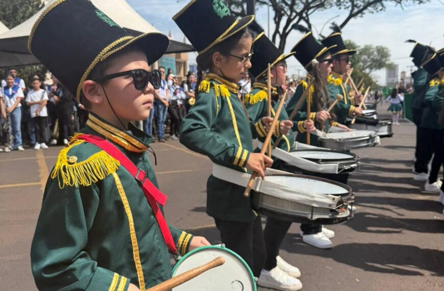 Apresentação de Bandas e Fanfarras será nesta terça-feira no Parque dos Ervais