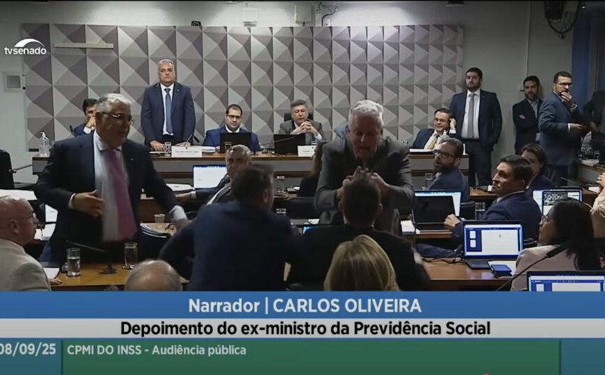 Bate-boca interrompe sessão da CPMI do INSS durante depoimento de Lupi