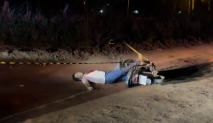Motociclista é executado a tiros&hellip;