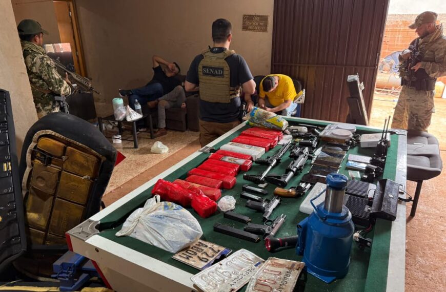 Operação em Pedro Juan Caballero desarticula centro logístico de grupo criminoso na fronteira