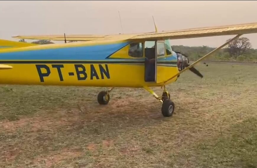 Avião que caiu no Pantanal,…
