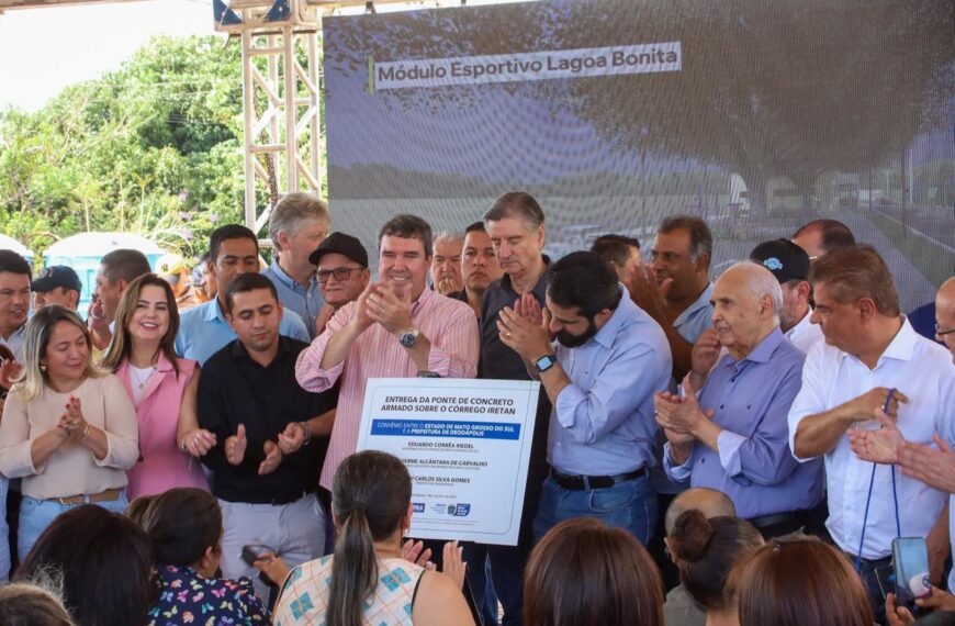 Riedel entrega de obras em Deodápolis e Glória de Dourados e reforça compromisso com os municípios