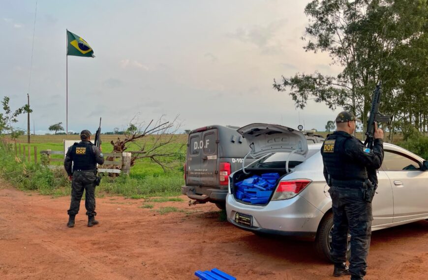 Jovem com tornozeleira eletrônica é preso com 412 quilos de maconha
