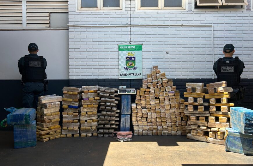 Droga apreendida em casa de jovem com tornozeleira pessou 610,4 quilos