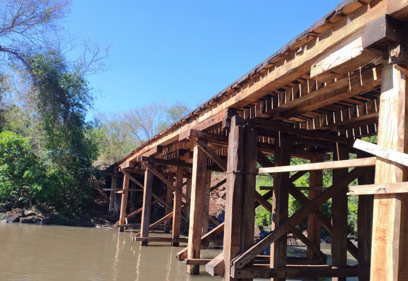 Ponte reformada devolve agilidade aos produtores de Caarapó e Laguna Carapã