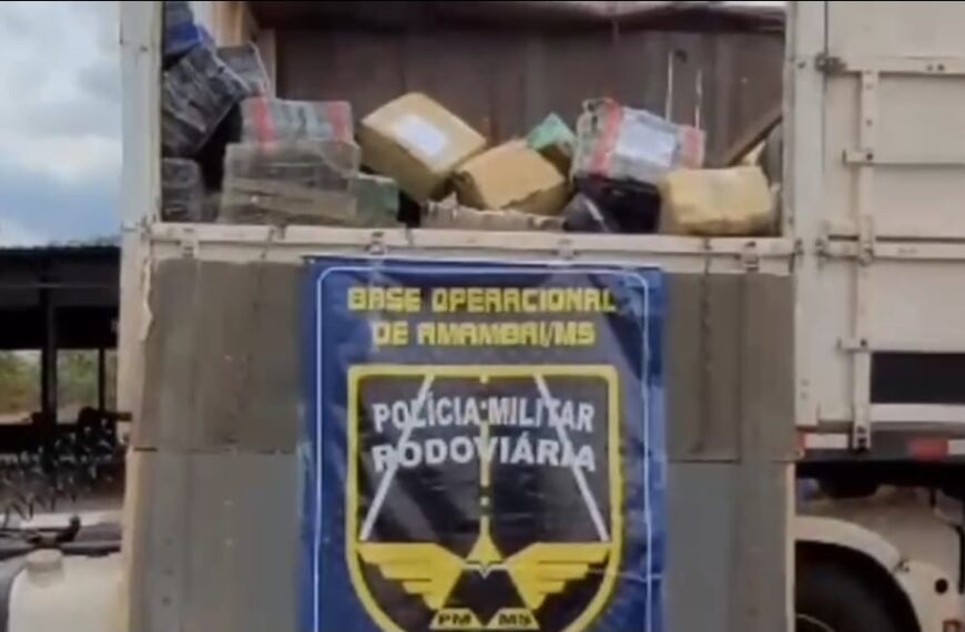 Polícia apreende mais de 20 toneladas de maconha em Amambai