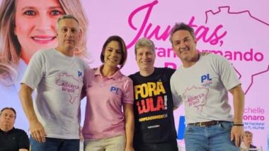 Michelle Bolsonaro vê oportunismo da esquerda nas igrejas e critica “socialismo de luxo”