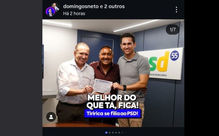 Tiririca troca de partido para concorrer a novo mandato como deputado