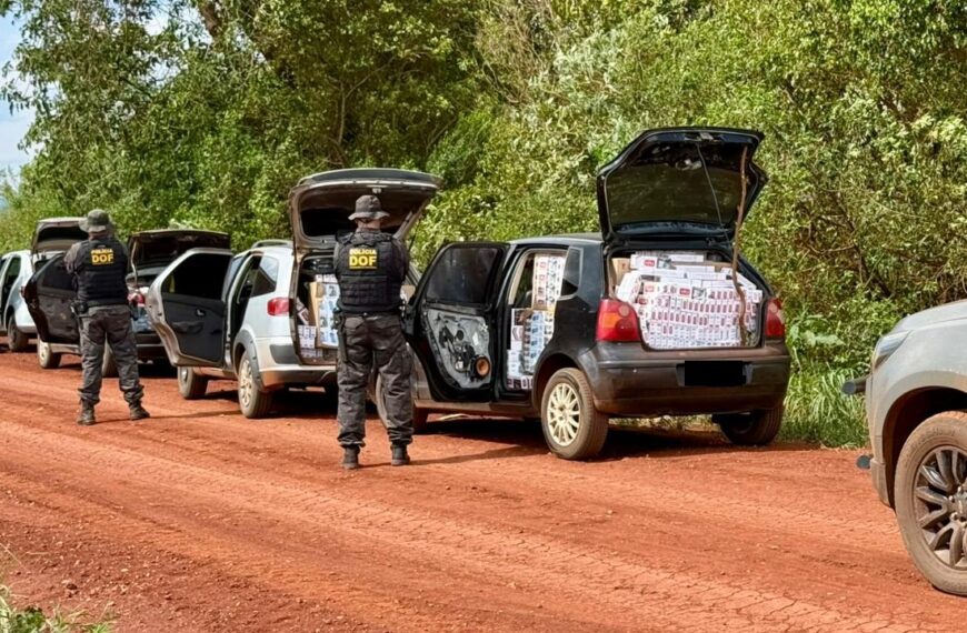 DOF intercepta comboio com R$ 275 mil em contrabando e descaminho