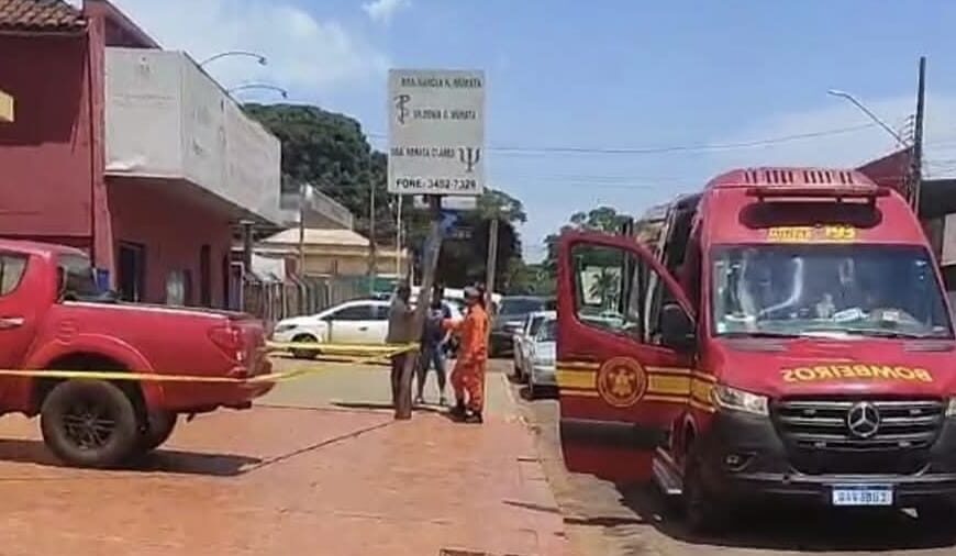 Homem é assassinado dentro de escritório no centro de Rio Brilhante