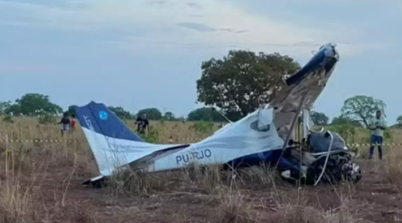 Queda de avião de pequeno porte deixa dois mortos no Tocantins