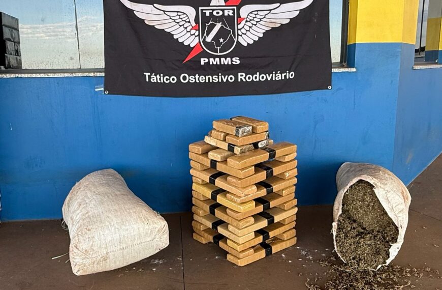 Homem é preso transportando quase R$ 300 mil em drogas que buscou em Ponta Porã