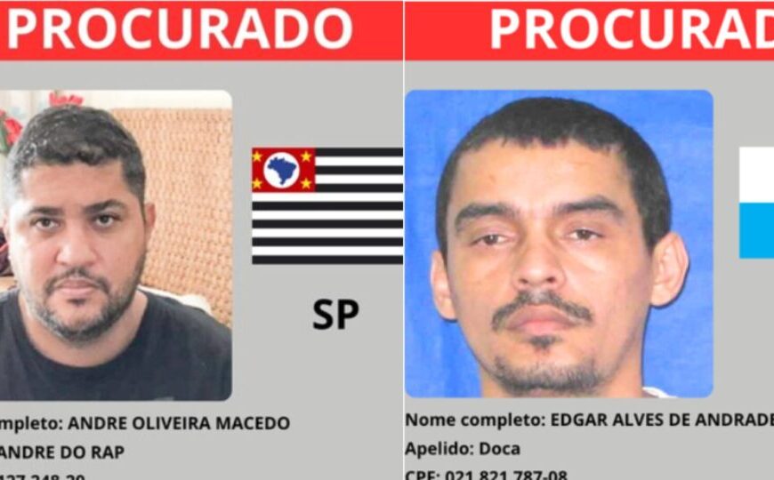 Governo cria “lista vermelha” de criminosos mais procurados do país