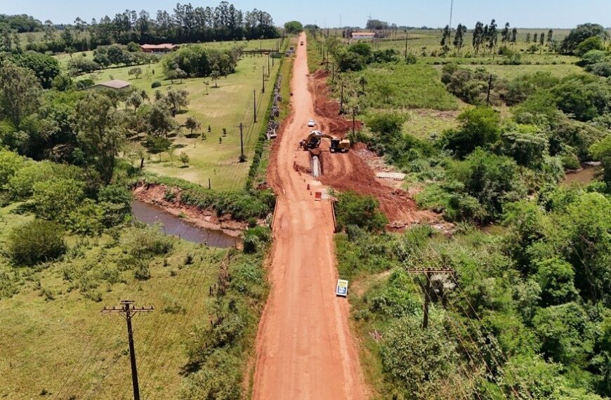 Iniciada pavimentação da MS-380 em Ponta Porã