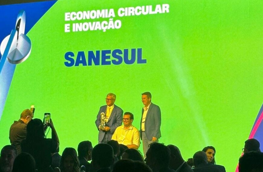 Sanesul vence Prêmio Eco 2025 da Ancham Brasil com iniciativa que muda hábitos e melhora índices