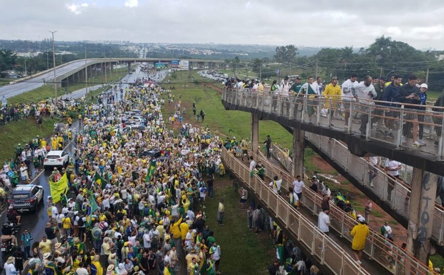 Confira as imagens da Caminhada pela Liberdade em Brasília