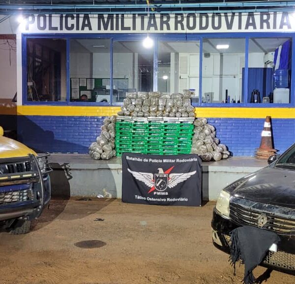 Homem é preso na MS-289 com 221 quilos&hellip;