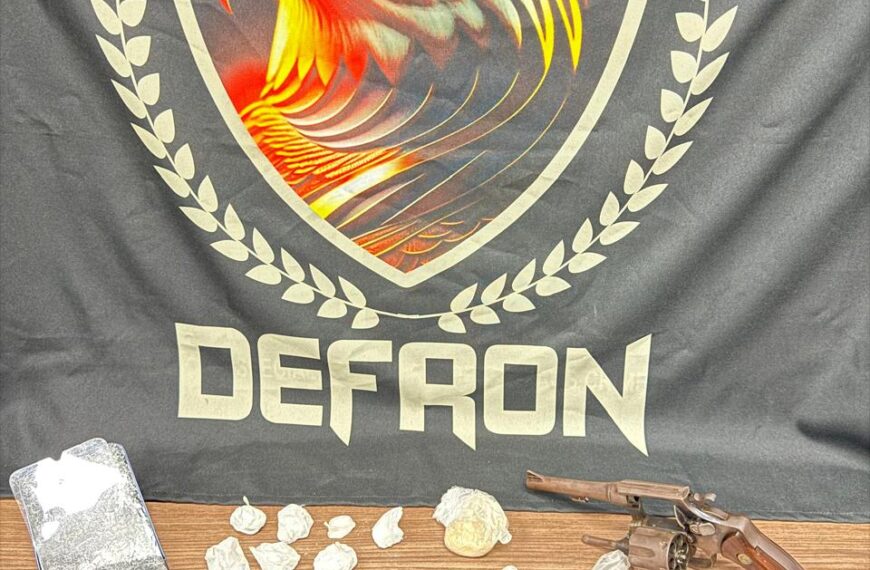 Homem de 33 anos é preso por tráfico de drogas e posse de arma de fogo em Dourados