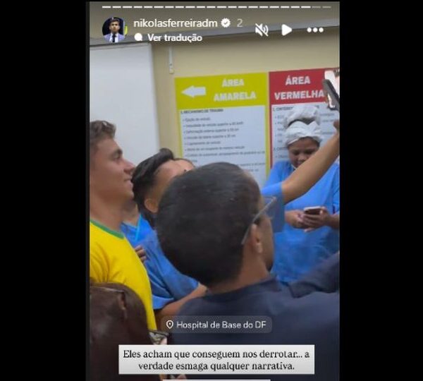 Nikolas visita feridos por raio durante caminhada: “não&hellip;