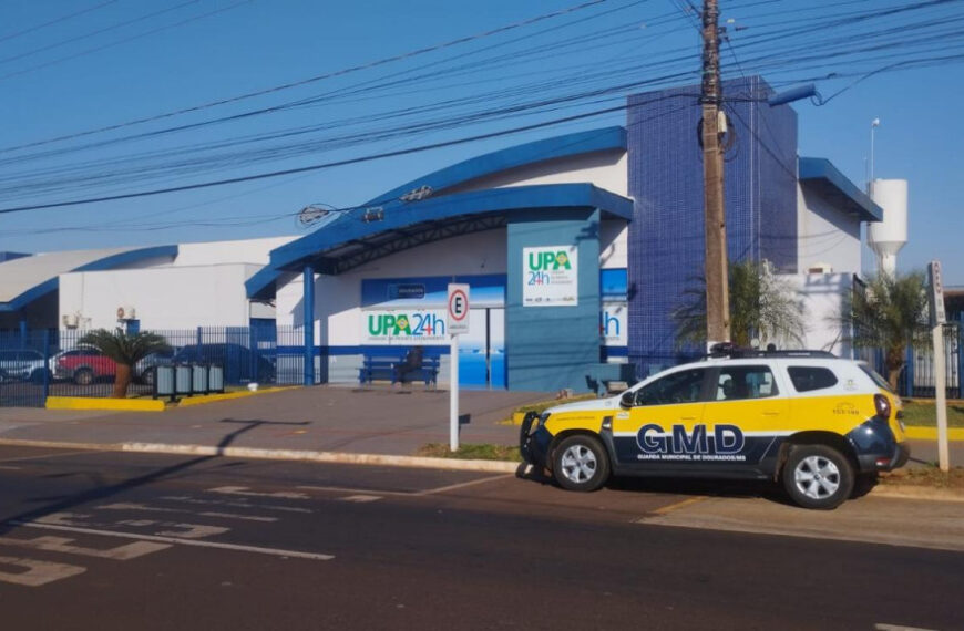 Homem bebe álcool 70%, desacata guardas municipais na UPA de Dourados