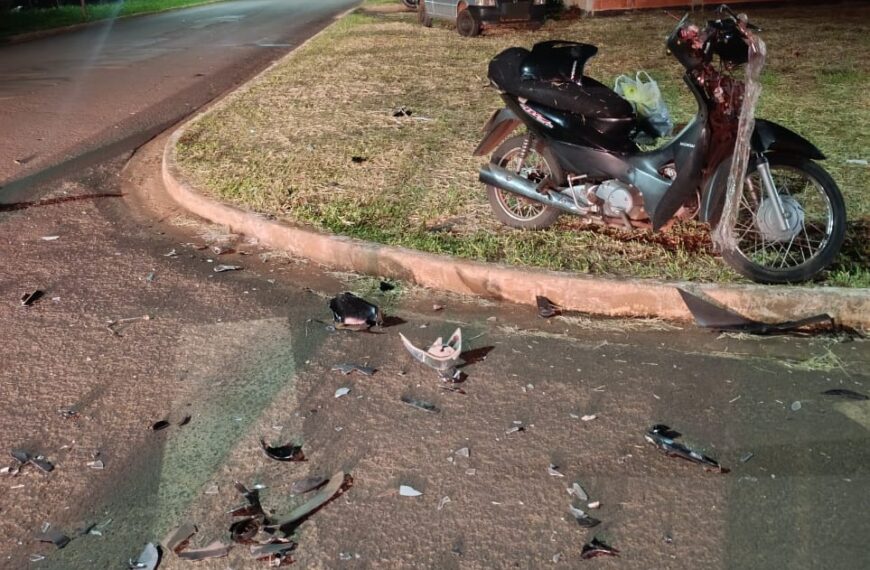Homem é preso por omissão de socorro após colisão que deixou motociclista gravemente ferido em Ponta Porã