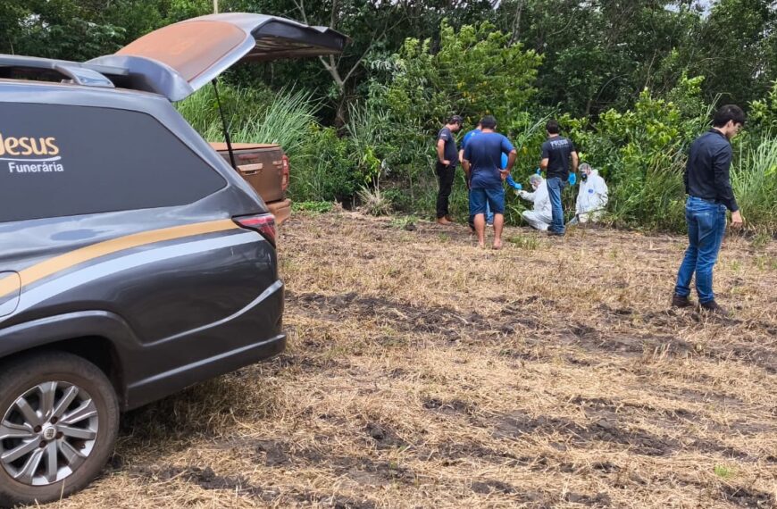 Homem é encontrado morto em valeta em propriedade rural