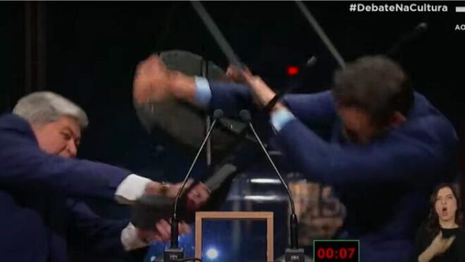 Justiça homologa acordo entre Datena e Pablo Marçal sobre agressão em debate