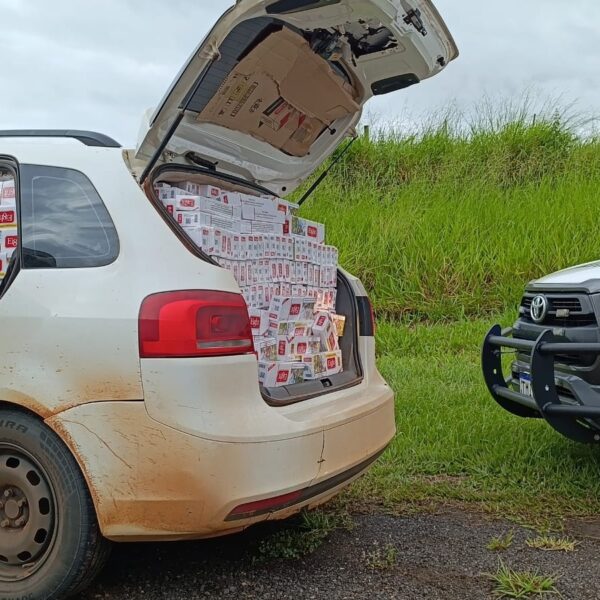 Carga de cigarros contrabandeados que saiu de Dourados&hellip;