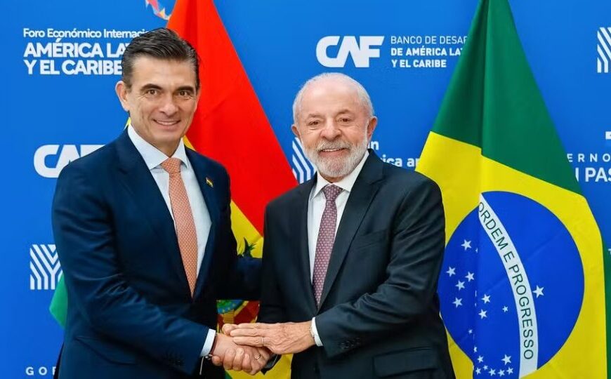 Lula recebe presidente da Bolívia com agenda comercial, de infraestrutura e segurança