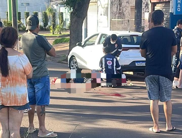 Tragédia: Mãe e filho morrem em acidente entre moto e caminhão em Ponta Porã