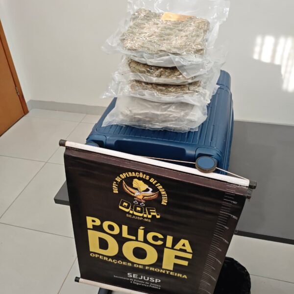 Homem é preso com droga em carro de&hellip;